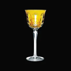 Christofle Amber Crystal Wine Glass