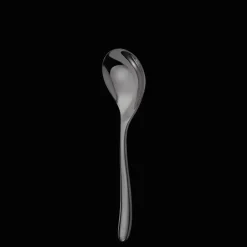 Christofle Black Stainless Steel Cream Soup Spoon