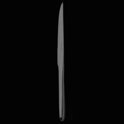 Christofle Black Stainless Steel Serrated Blade Steak Knife
