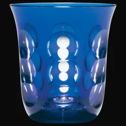 Christofle Blue Crystal Water Glass