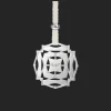 Christofle Celebration ornament Round - Silver Plated