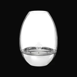 Christofle Clear Hurricane in Glass and Stainless Steel