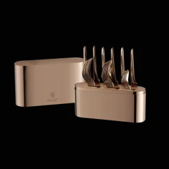 Christofle Copper Stainless Steel Case - 24-piece stainless steel (sold empty)