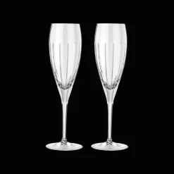 Christofle Crystal champagne flutes - Set of 2