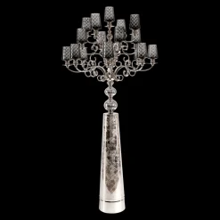 Christofle Crystal Chandelier Floor Lamp