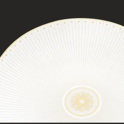 Christofle Dessert Plate Porcelain Gold