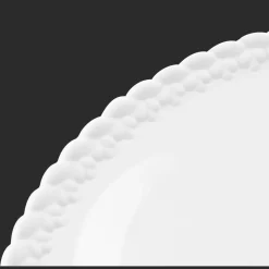 Christofle Dinner plate Babylone Porcelain