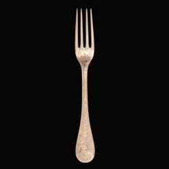 Christofle Gilded Rose Gold Dinner Fork