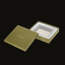 Christofle Gold Porcelain Trinket Tray Gift Box