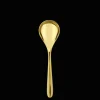 Christofle Gold Stainless Steel Cream Soup Spoon
