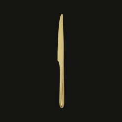 Christofle Gold Stainless Steel Dessert Knife