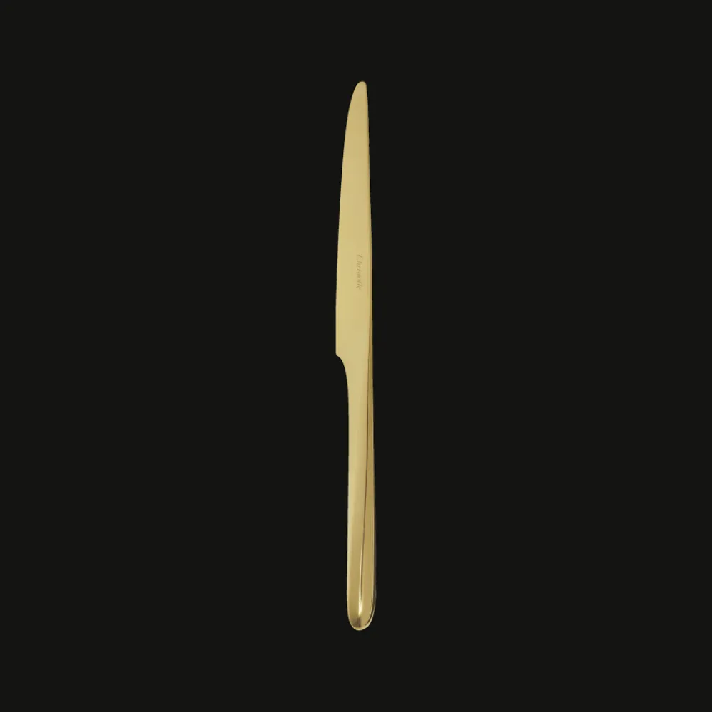 Christofle Gold Stainless Steel Dessert Knife