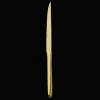 Christofle Gold Stainless Steel Serrated Blade Steak Knife