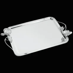 Christofle Medium Silver-Plated Rectangular Tray 17 x 12 in