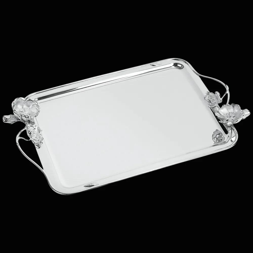 Christofle Medium Silver-Plated Rectangular Tray 17 x 12 in