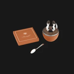 Christofle MOOD COFFEE - Silver-Plated 6-Piece Espresso Spoon Set