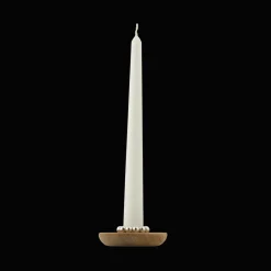 Christofle Oak Silver-Plated Candle Holder