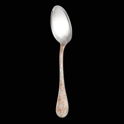 Christofle Partially Gilded Rose Gold Table Spoon