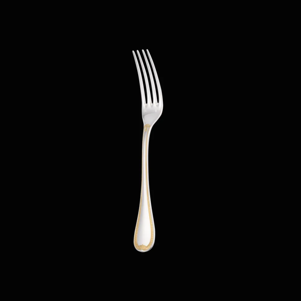 Christofle Partially Gilded Silver-plated Dinner Fork