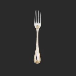 Christofle Partially Gilded Silver-plated Dinner Fork