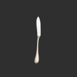 Christofle Partially Gilded Silver-plated Fish knife