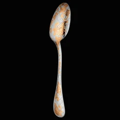 Christofle Partially Gilded Silver Plated Table Spoon