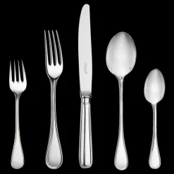 Christofle 5-Piece Silver-Plated Flatware Set