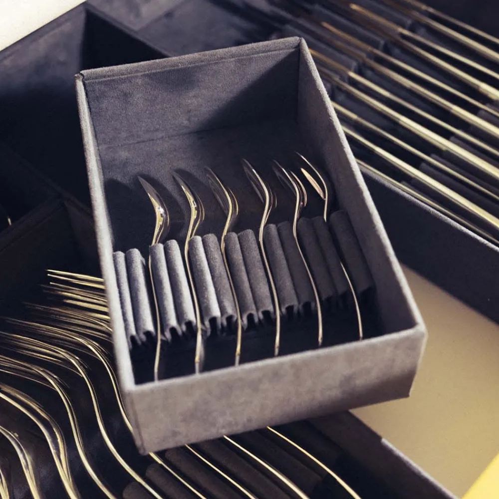 Christofle 36-piece Silver-Plated Flatware Set for 6 People with Large Storage Box