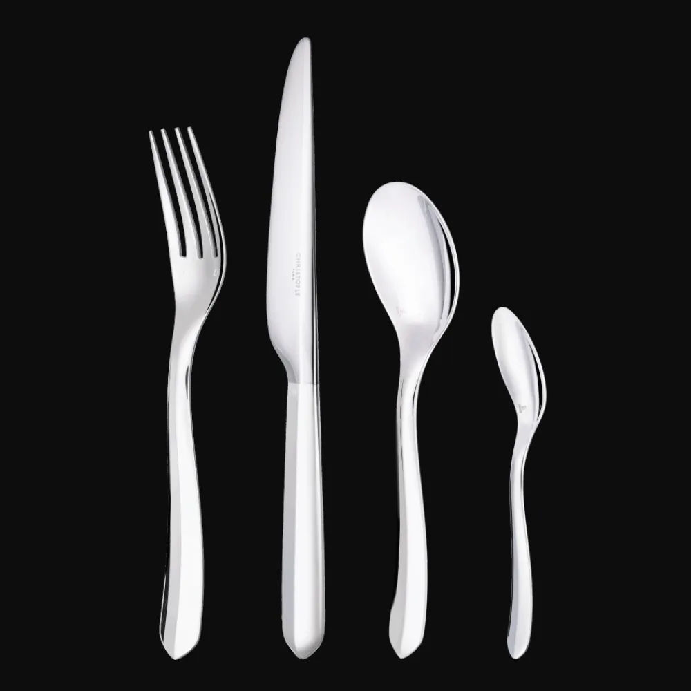 Christofle 48-piece Silver-Plated Flatware Set for 12 People with Storage Box