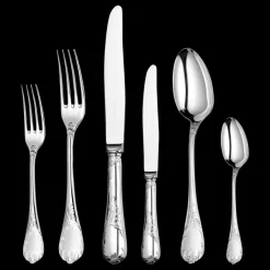 Christofle 36-Piece Silver-Plated Flatware Set with Storage Box