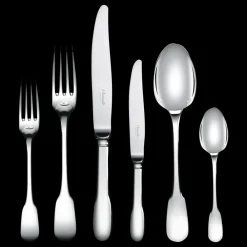 Christofle 36-Piece Silver-Plated Flatware Set with Storage Box