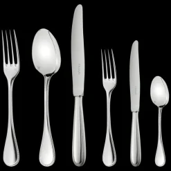 Christofle 36-Piece Silver-Plated Flatware Set with Storage Box