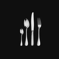 Christofle 24-Piece Silver-Plated Flatware Set with Storage Box