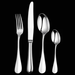 Christofle 24-Piece Silver-Plated Flatware Set with Storage Box