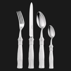 Christofle 4-piece Silver-plated Individual place settings