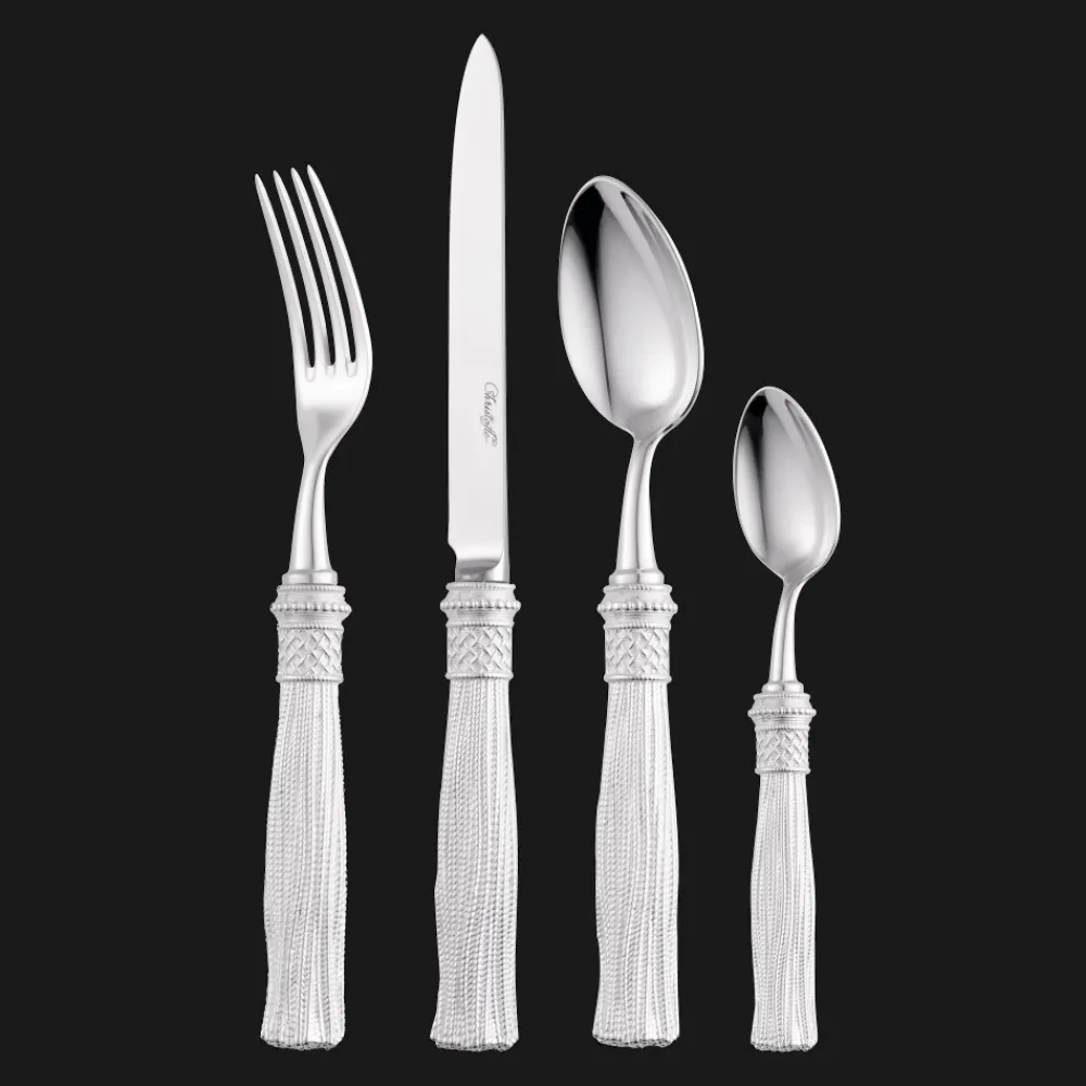Christofle 4-piece Silver-plated Individual place settings