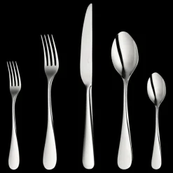 Christofle 75-Piece Stainless Steel Flatware Set with chest
