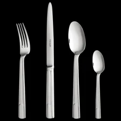 Christofle 24-Piece Stainless Steel Flatware Set with Storage Box