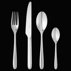 Christofle 24-Piece Stainless Steel Flatware Set with Storage Capsule