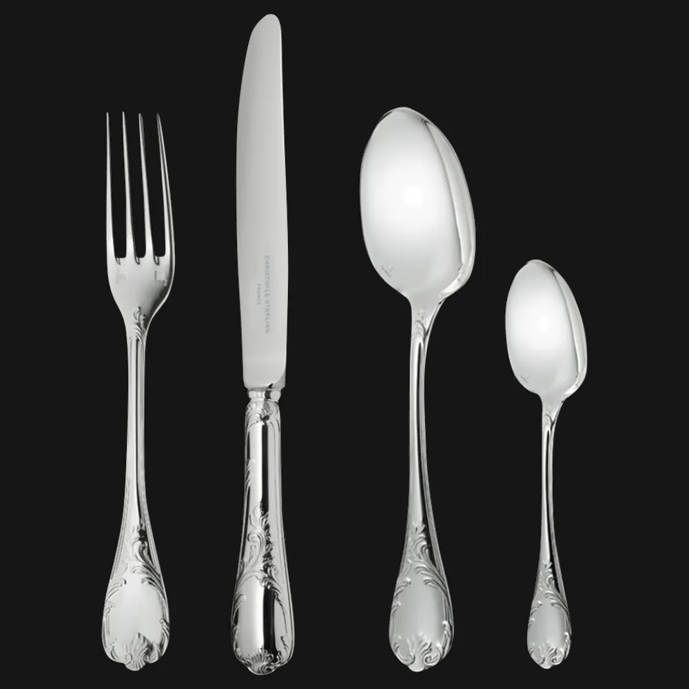 Christofle 5-Piece Sterling Silver Flatware Set
