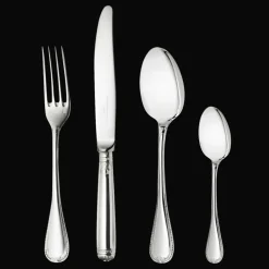 Christofle 24 Piece Sterling Silver Flatware Set with Storage Box