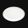 Christofle Platinum Finish Porcelain Oval Platter