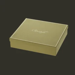 Christofle Platinum Porcelain Trinket Tray Gift Box