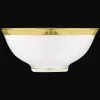 Christofle Porcelain Chinese Soup Bowl Gold finish