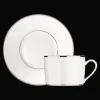 Christofle Porcelain Coffee/Tea Cup and Saucer