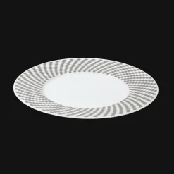 Christofle Porcelain Dessert plate - Grey