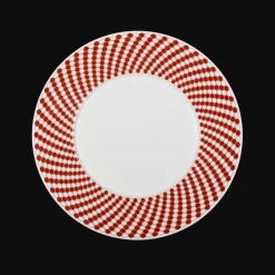 Christofle Porcelain Dessert plate - Red