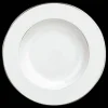 Christofle Porcelain Rimmed Soup Plate