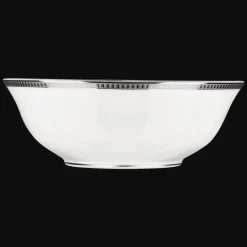 Christofle Porcelain Salad Bowl Platinum finish