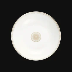Christofle Porcelain Soup Cereal Bowl Gold Finish